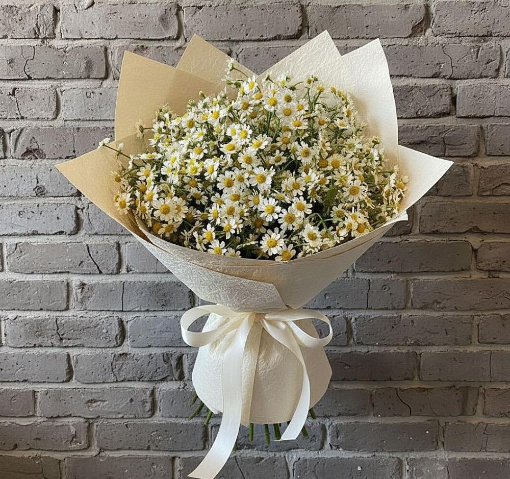 Букет цветов из: Ромашки в Пуршево