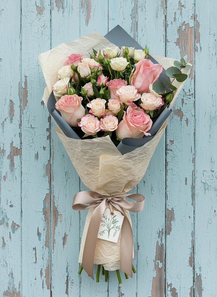 Букет цветов из: Розы в Пуршево