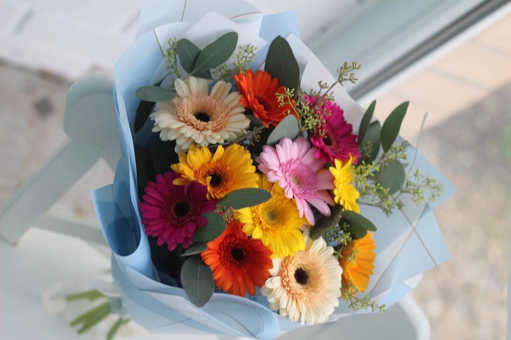 Букет цветов из: Герберы в Пуршево