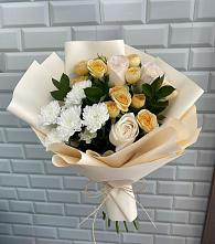Букет цветов из:  Розы и Хризантемы #REPLACE_PRED# Пуршево
