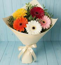 Букет цветов из:  Герберы в Пуршево