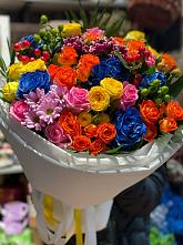 Букет цветов из:  Розы и Хризантемы #REPLACE_PRED# Пуршево