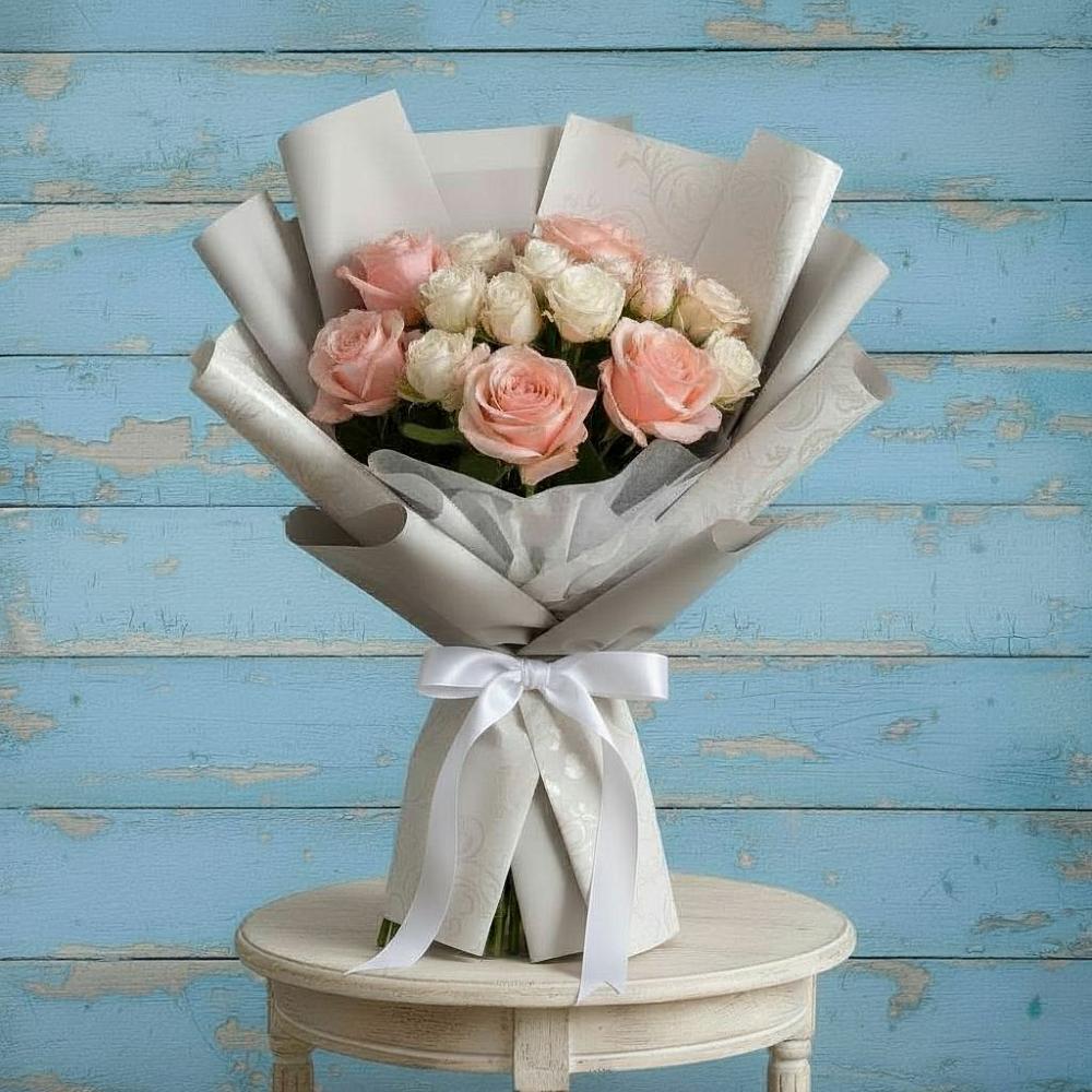 Букет цветов из: Розы в Пуршево