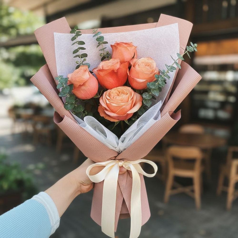 Букет цветов из: Розы в Пуршево