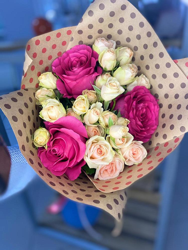 Букет цветов из: Розы в Пуршево