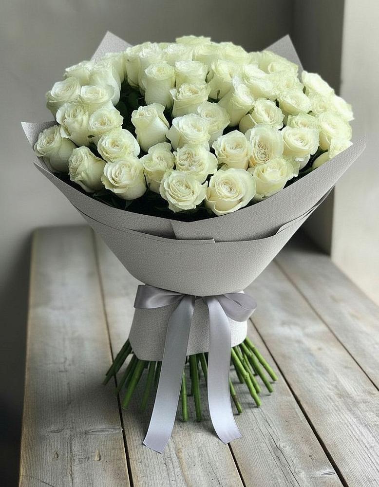 Букет 35 Белых роз в Пуршево