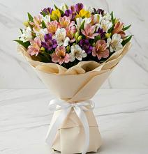 Букет цветов из:  Альстромерии #REPLACE_PRED# Пуршево