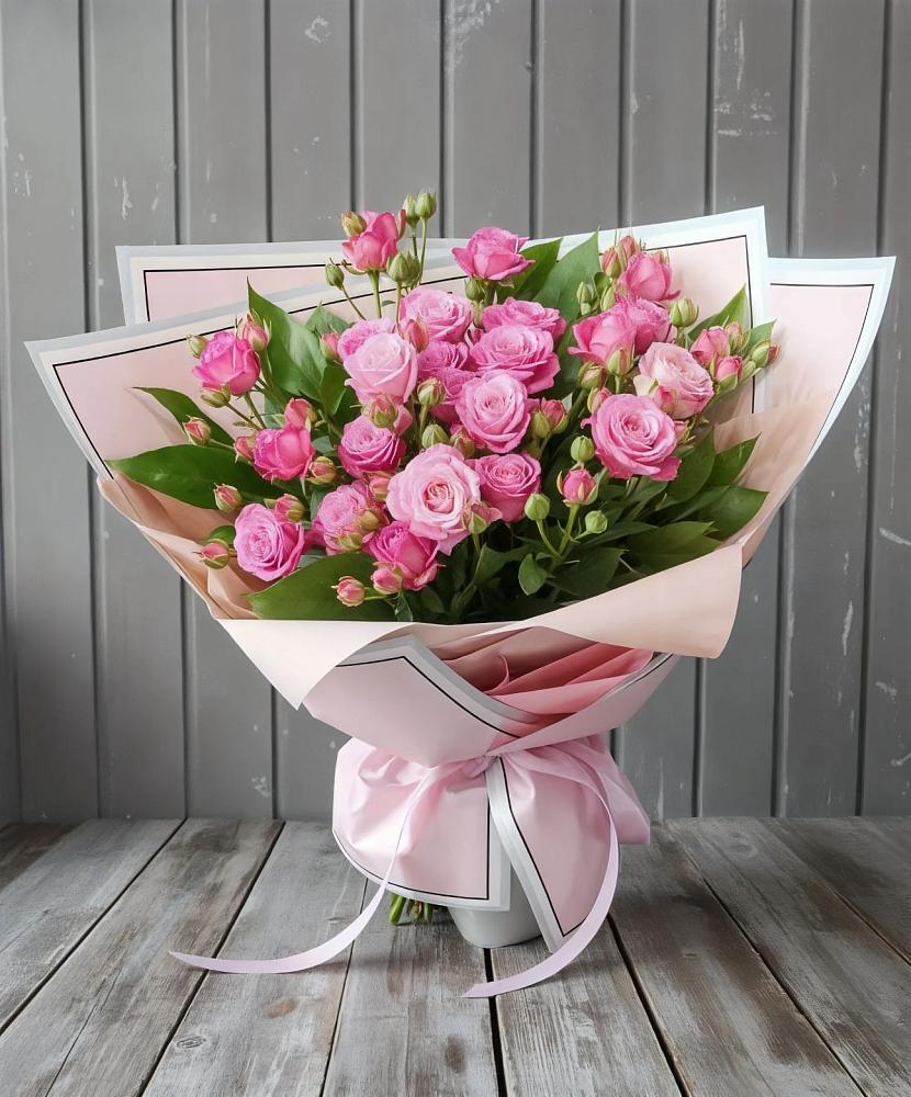 Букет Розовый кустик в Пуршево