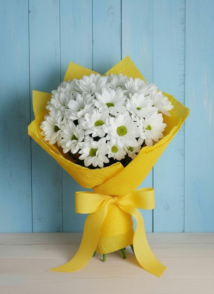 Букет цветов из: Хризантемы в Пуршево