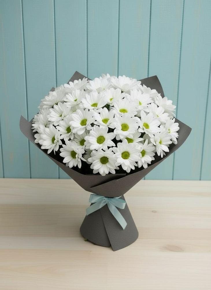 Букет цветов из: Хризантемы в Пуршево