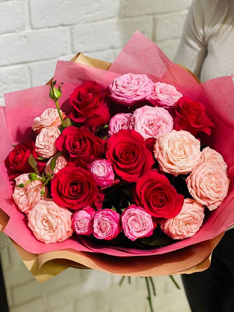 Букет цветов из: Розы в Пуршево