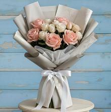 Букет цветов из:  Розы #REPLACE_PRED# Пуршево