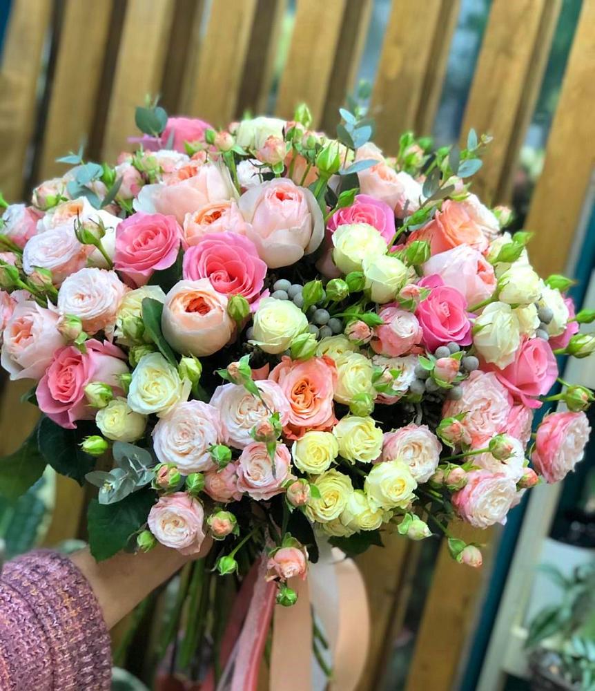 Букет цветов из: Розы в Пуршево