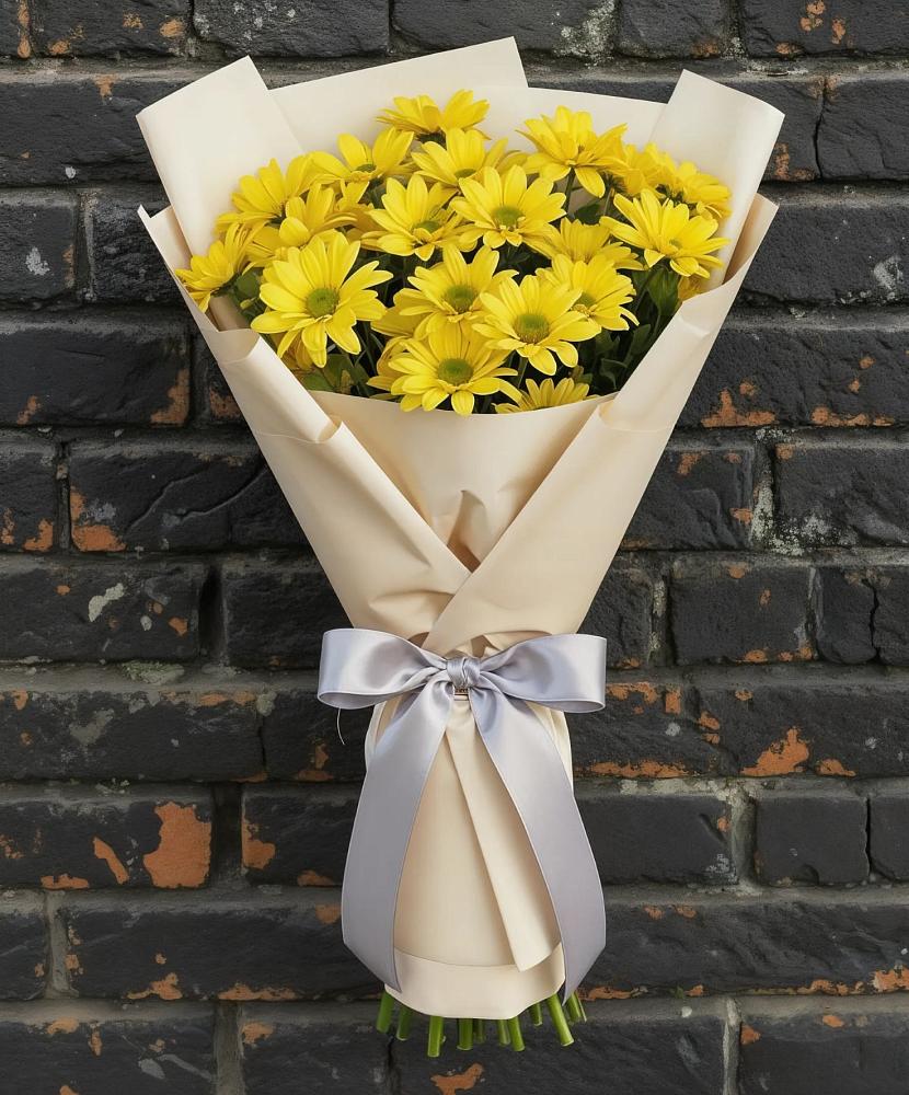 Букет цветов из: Хризантемы в Пуршево