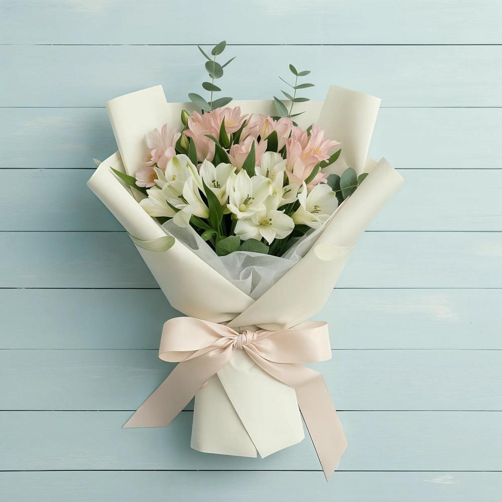 Букет цветов из: Альстромерии в Пуршево