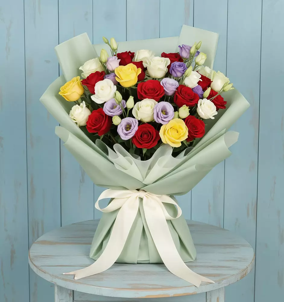 Букет цветов из: Розы в Пуршево