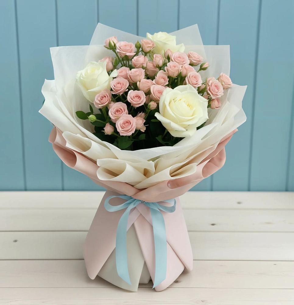 Букет цветов из: Розы в Пуршево